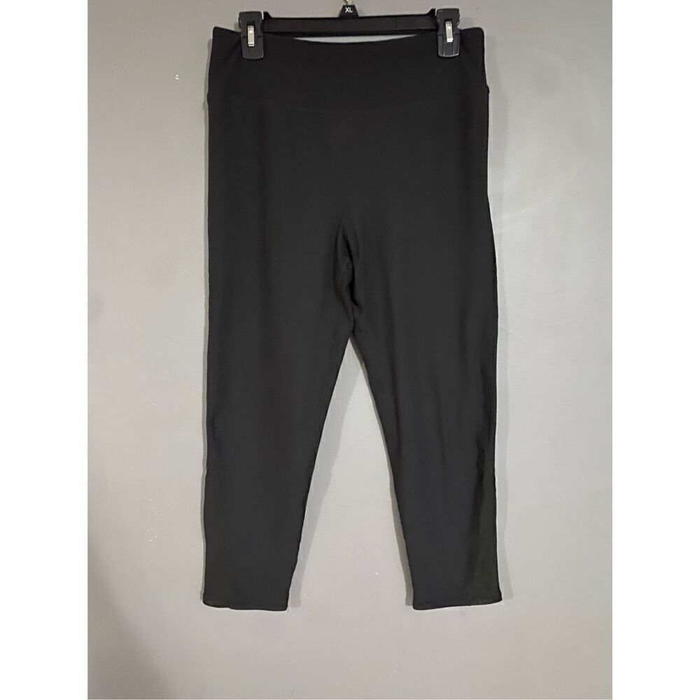 EVCR Black High Waisted Workout Leggings Size XL NWOT